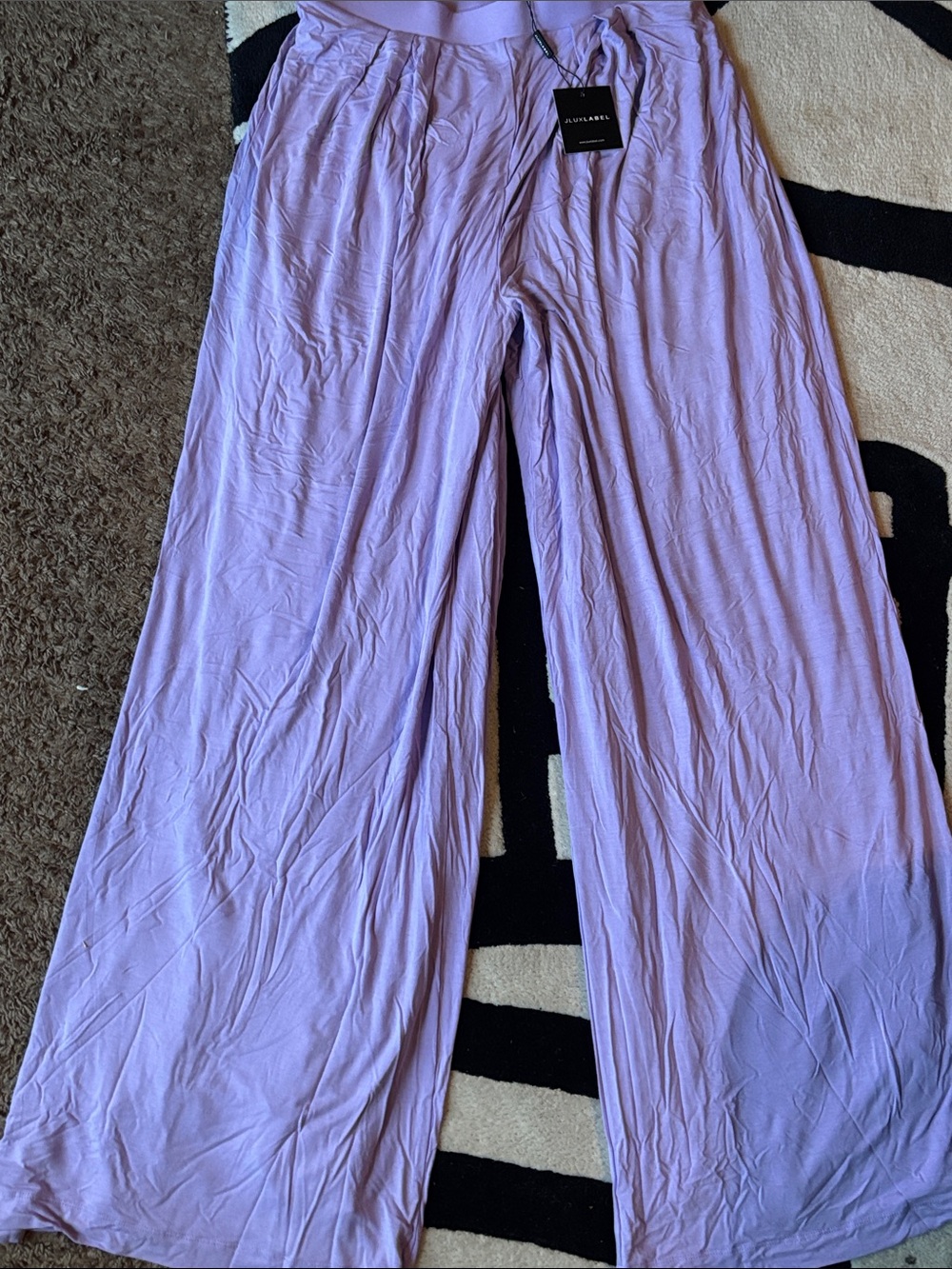 JLUXLABEL Lavender Wide Leg Pants